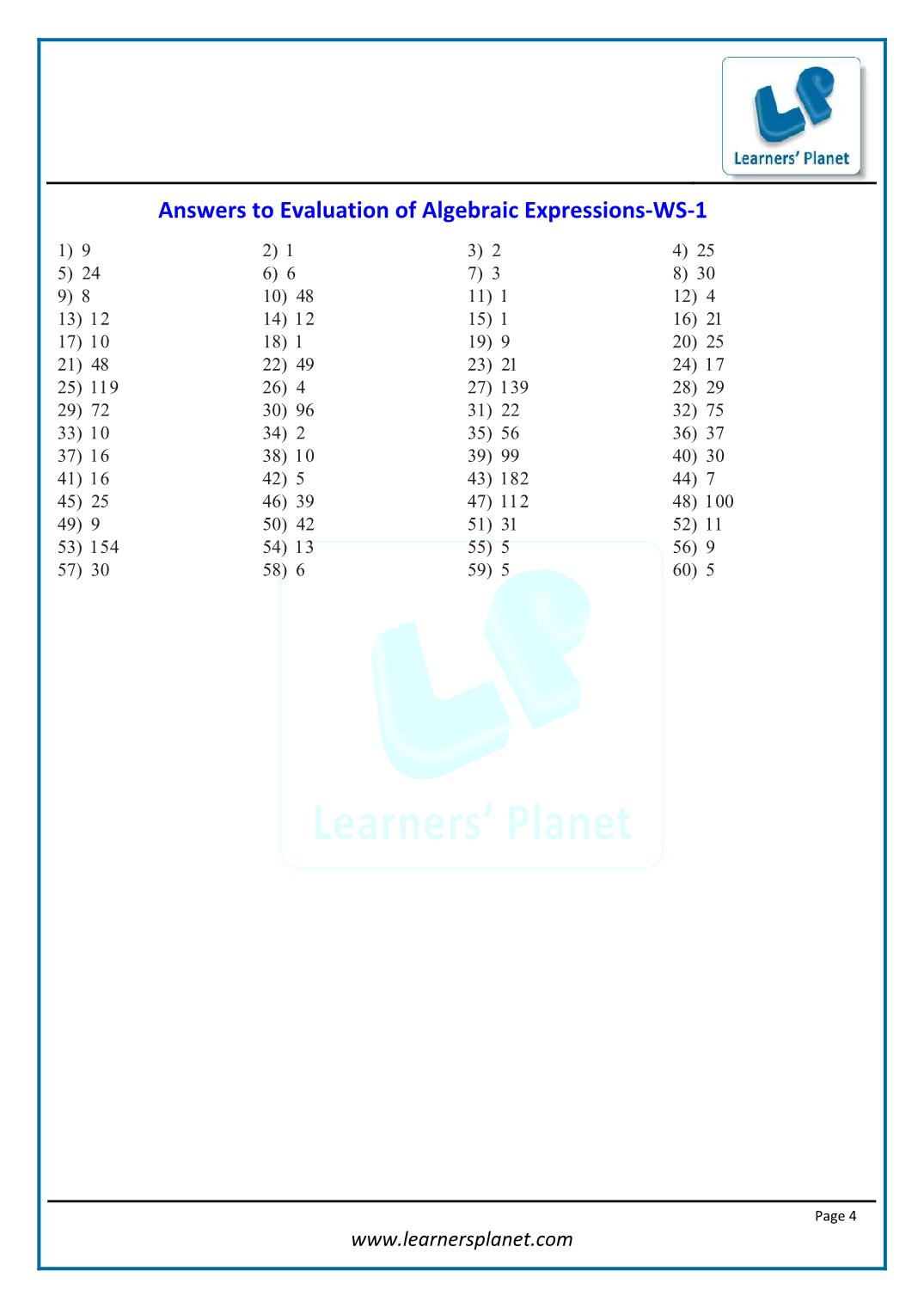 algebra-questions-for-class-5