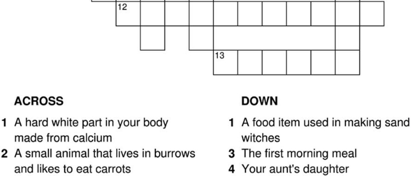 Crossword Puzzle Games, Activities & Worksheets for Kids