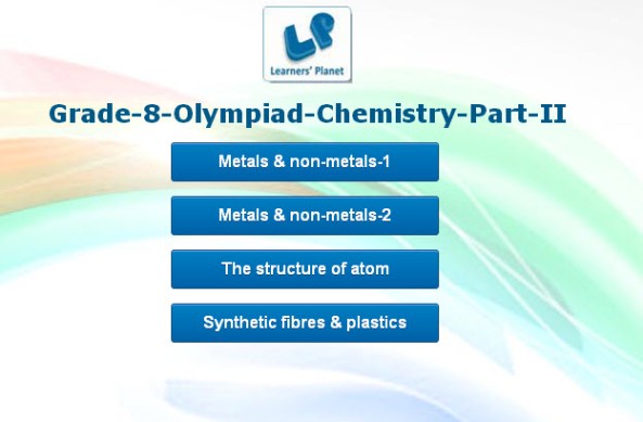 Chemistry olympiad 8th class online quizzes
