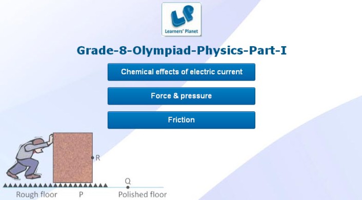 Science online quiz for eighth class olympiad kids tutorials