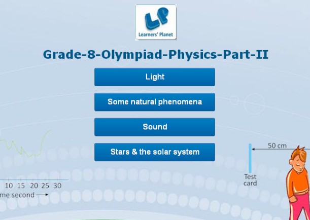 8th class physics interactive study online for olympiad