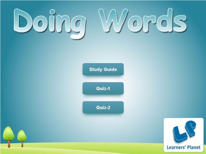 Online english grammar doing words interactive quizzes for kids