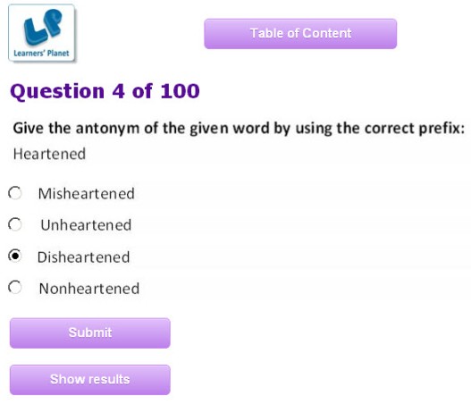 Grade 10 English Interactive Quizzes