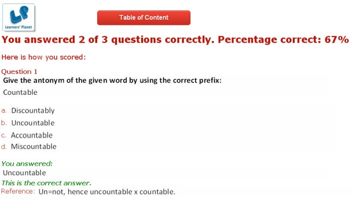 Class 8 english interactive practice test