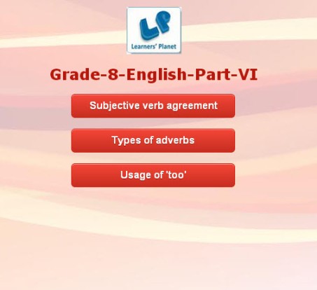 Quizzes on english grammar for 8 cbse students