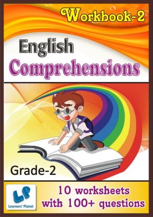 English Comprehensions worksheet for class 2 kids