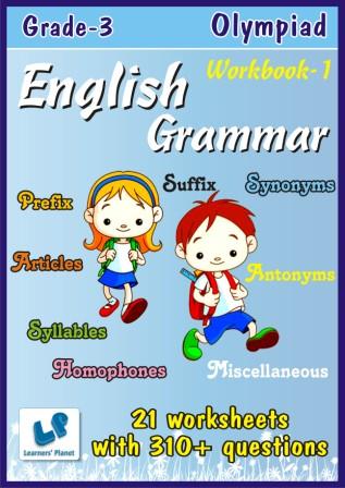 class 3 olympiad English Grammar Workbook for kids