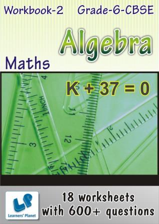 Maths Algebra Worksheets for class 6 CBSE kids