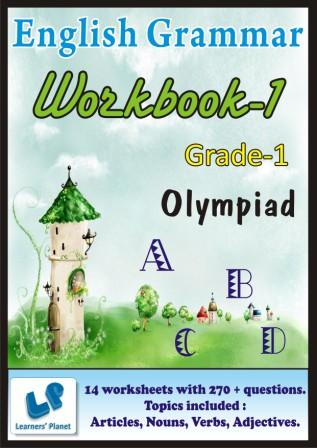 practice Worksheets on English grammar for class 1 kids