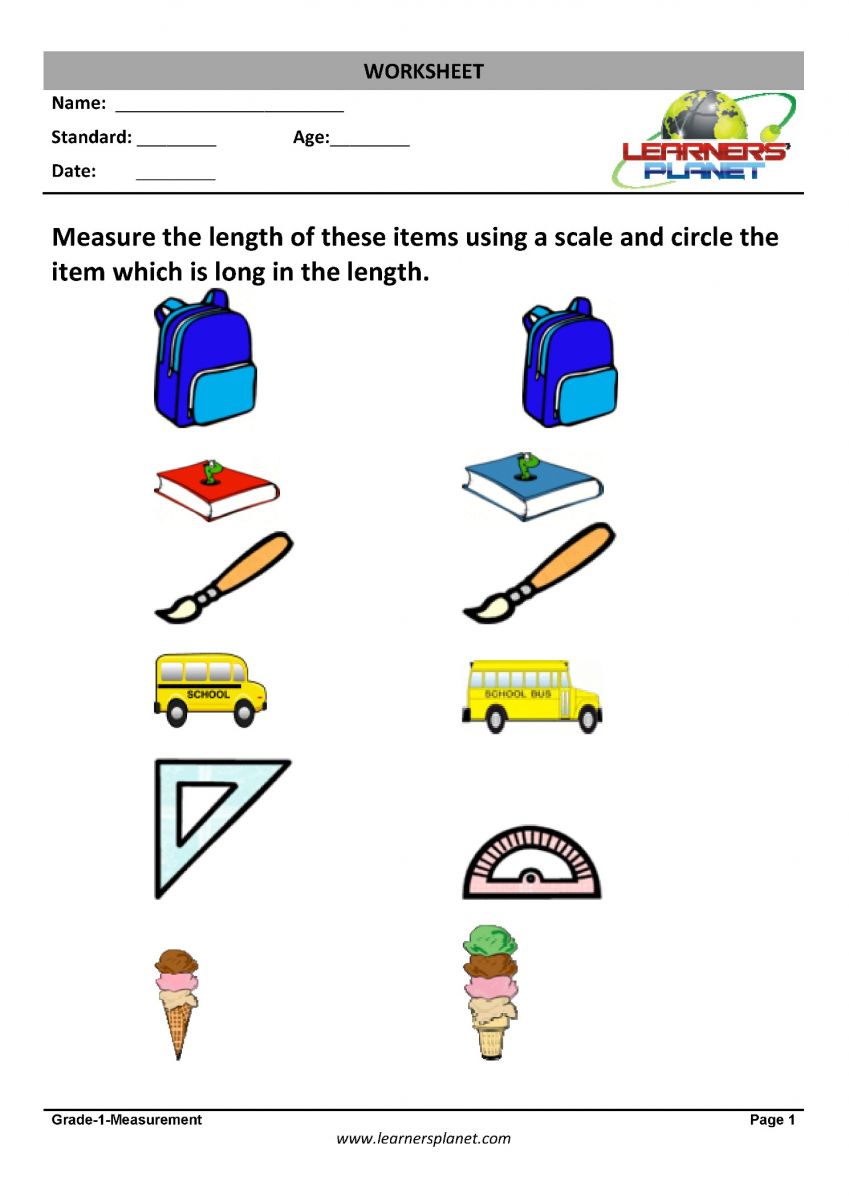 cbse-first-grade-math-measurement-and-ruler-worksheets-quizzes