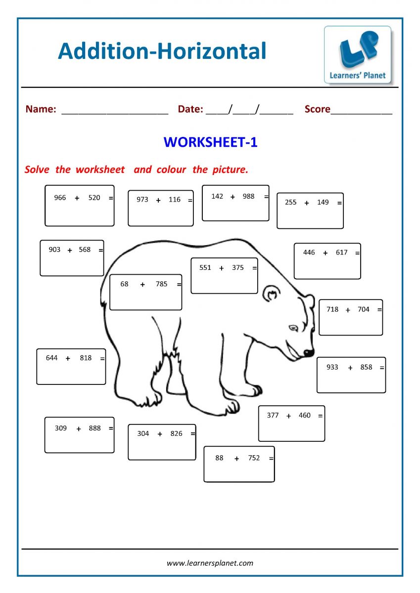 addition worksheets 2 digit for grade 3 math download pdf