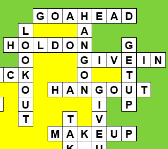 phrasal verbs activities crossword