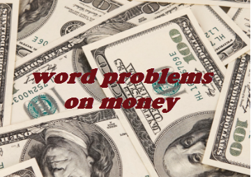 word problems on money class 3