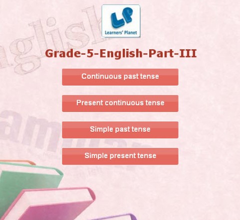 Class 5 english interactive learning resources