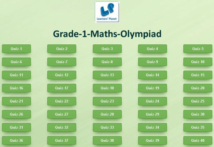 Grade 1 maths olympiad interactice study online