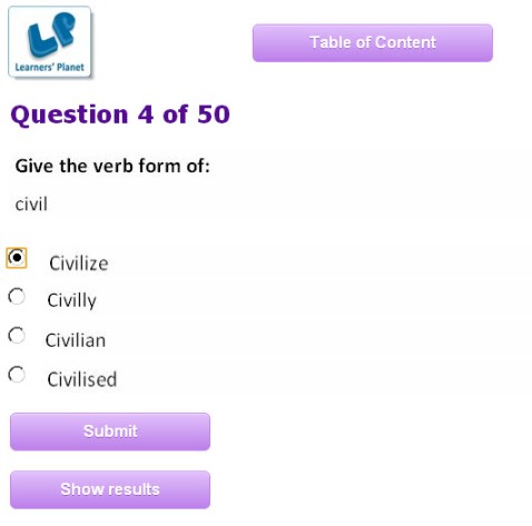 10th english interactive quizzes for cbse students