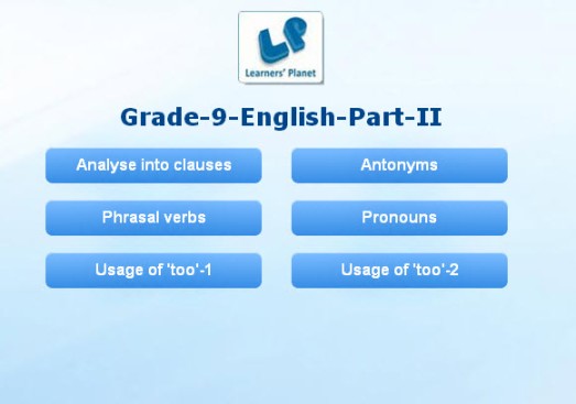 9th cbse english grammar online practice test