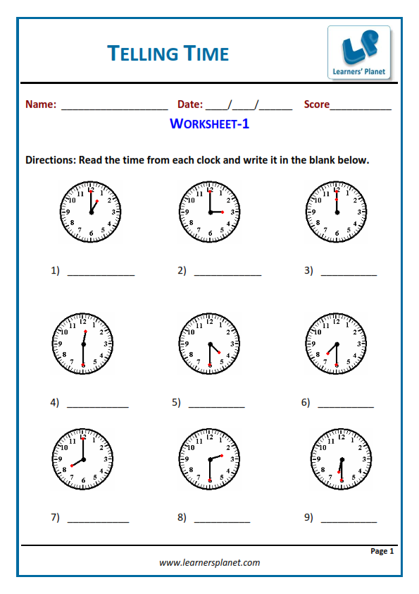 Worksheets on time for grade 4